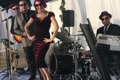 Whitney Shay and Third Coast Jazz at a Del Mar Wedding Reception