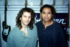 With Dave Weckl at a Master Class.